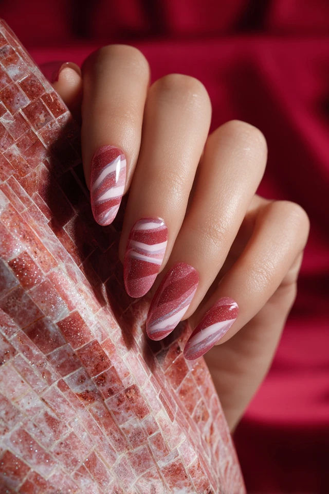 Captivating Geometric Canvas Nails - photo 2