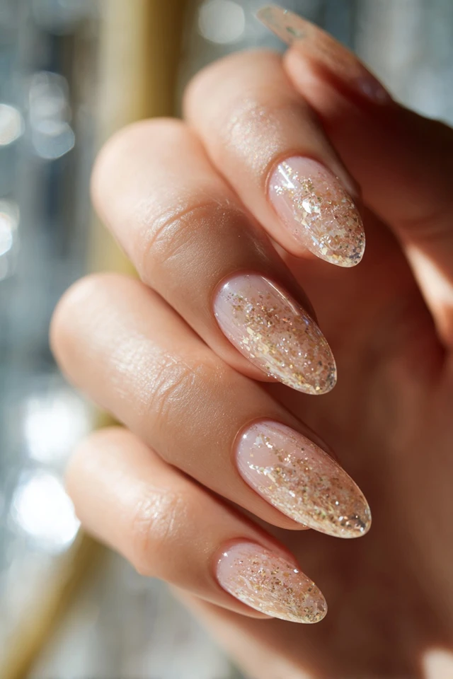 Silk-Edge Glitter Mani - photo 2