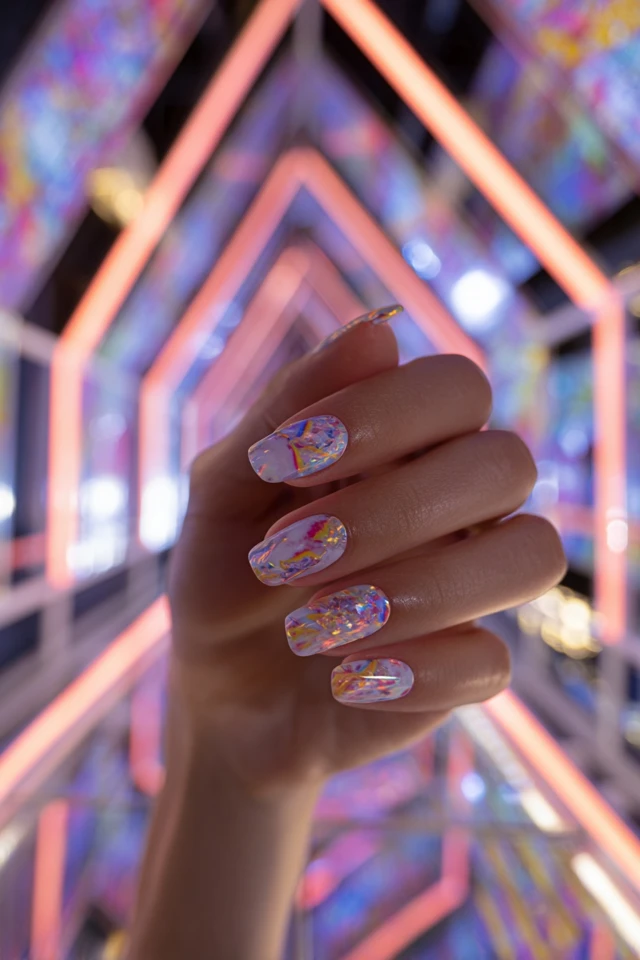Stellar Marble Mani