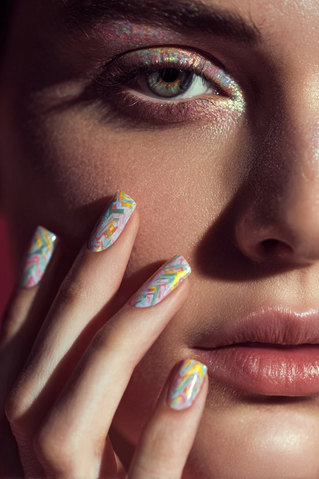 Fluid French Tip Statement Nails - photo 2