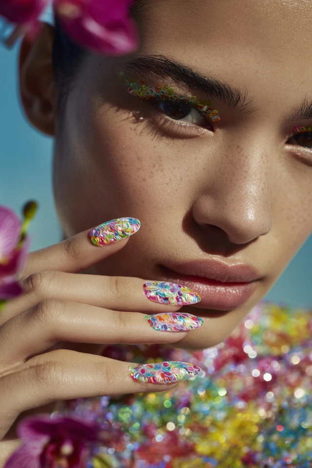 Chroma French Tip Statement Nails - photo 2
