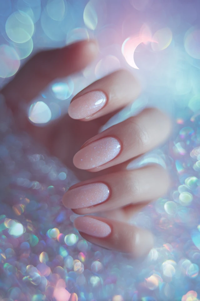 Celestial Moon Nails Inspiration