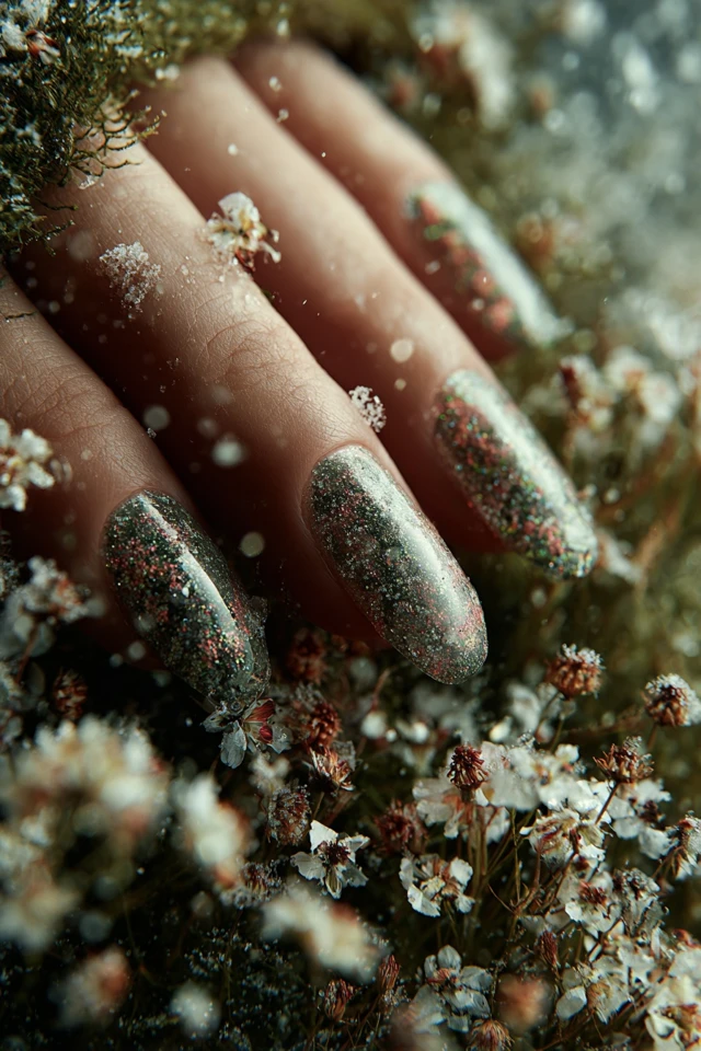 Holiday Sparkle Nails Inspiration - photo 2