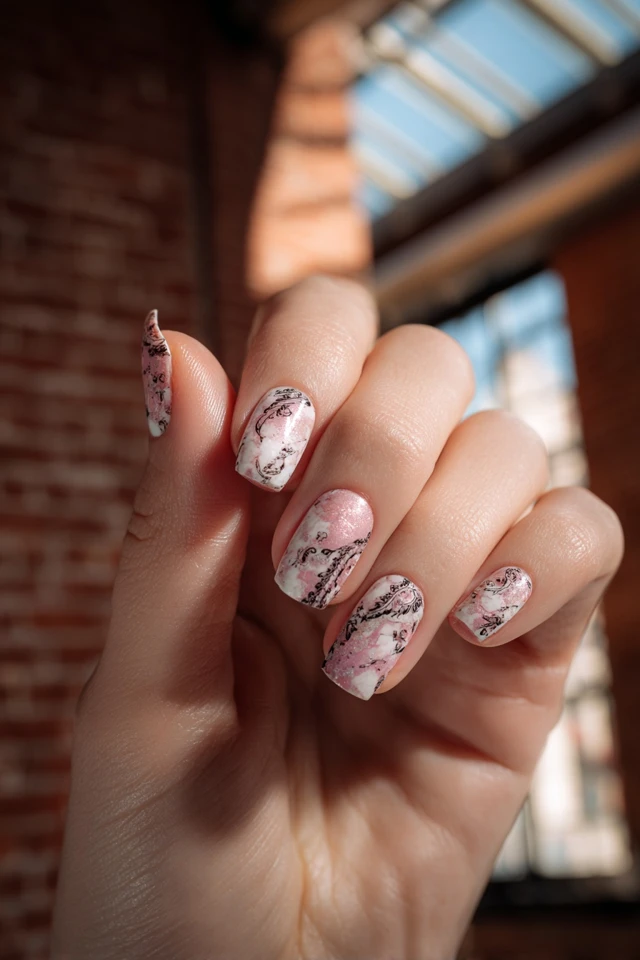 Paisley Swirl Nails Inspiration - photo 2