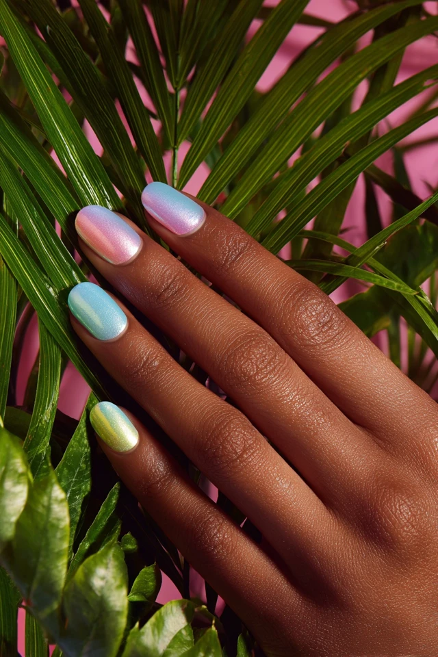 Sunrise Pastel Nails Inspiration - photo 2