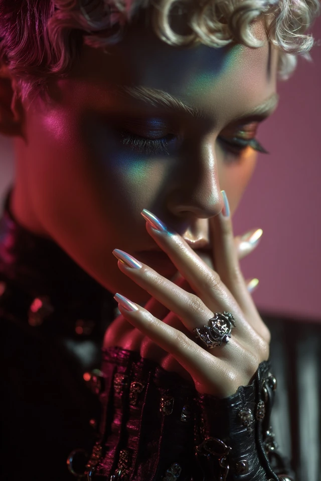 Steampunk Gear Nails Inspiration