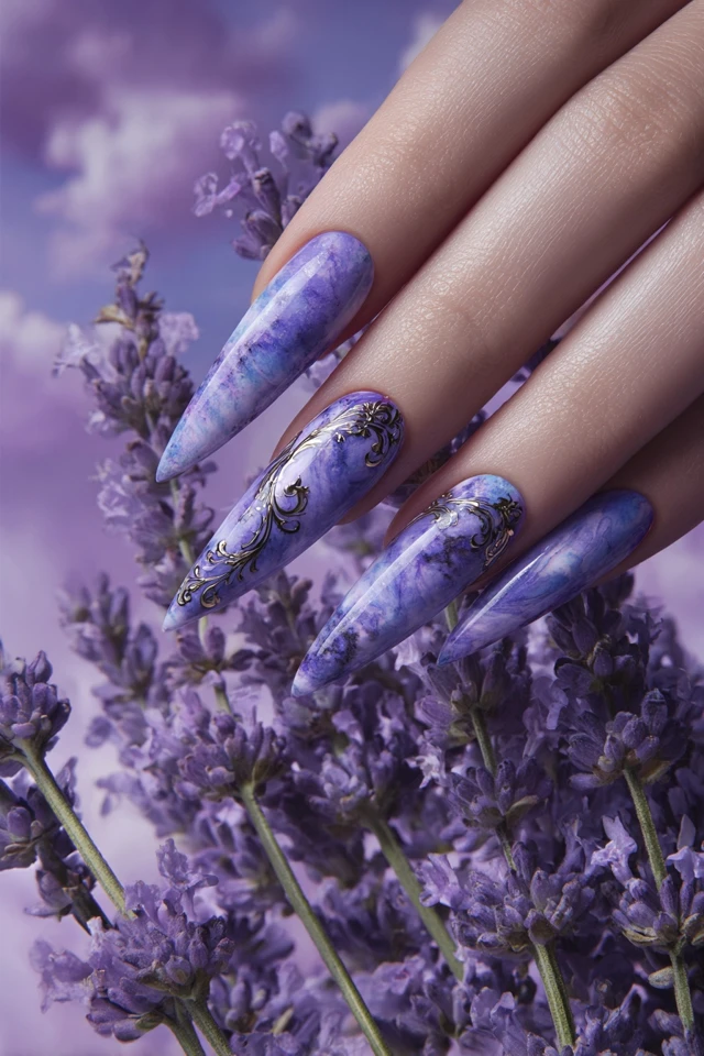 Baroque Filigree Nails Inspiration - photo 2