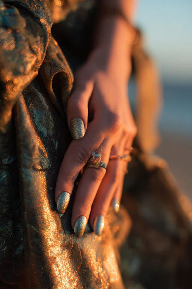 Mermaid Scale Nails Inspiration - photo 2
