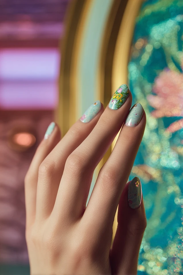 Whimsical Morty Smith Nails - photo 2