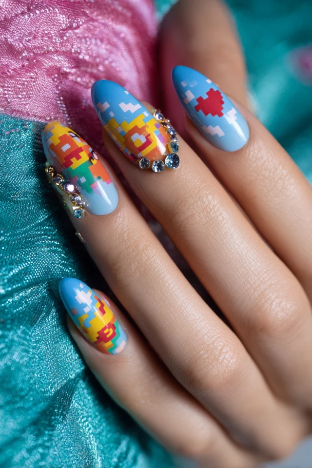 Enchanting Ash Ketchum Nails - photo 2