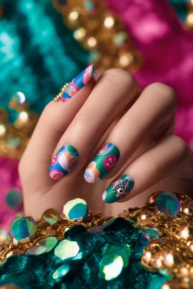 Bold Doraemon Nails - photo 2