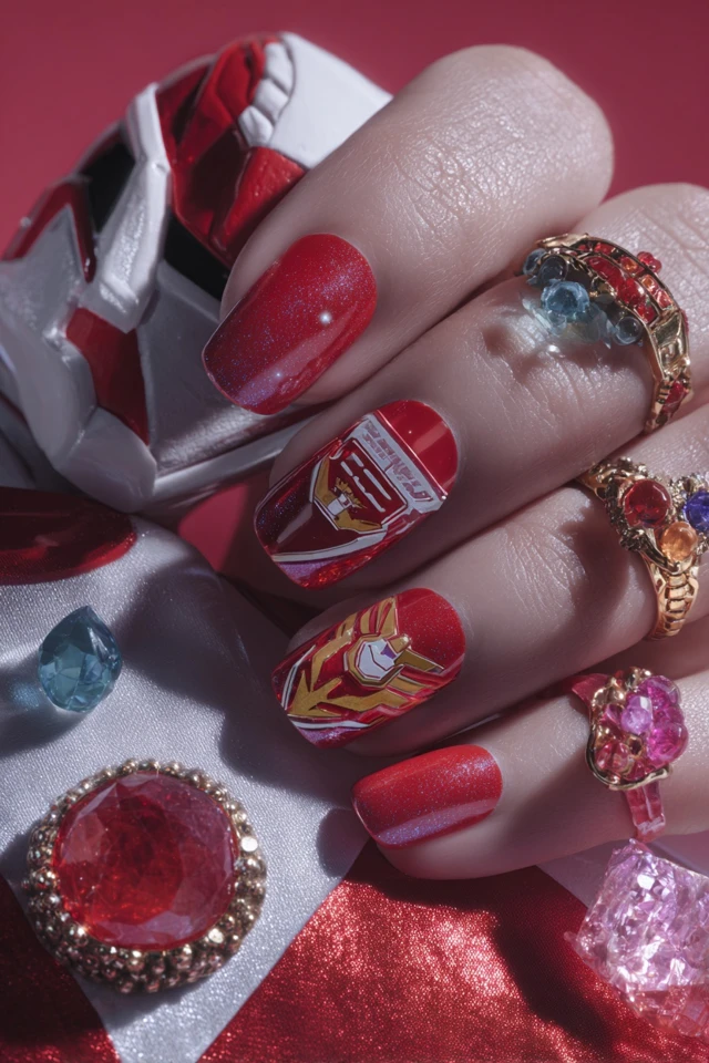 Cosmic Red Ranger Jason Nails - photo 2