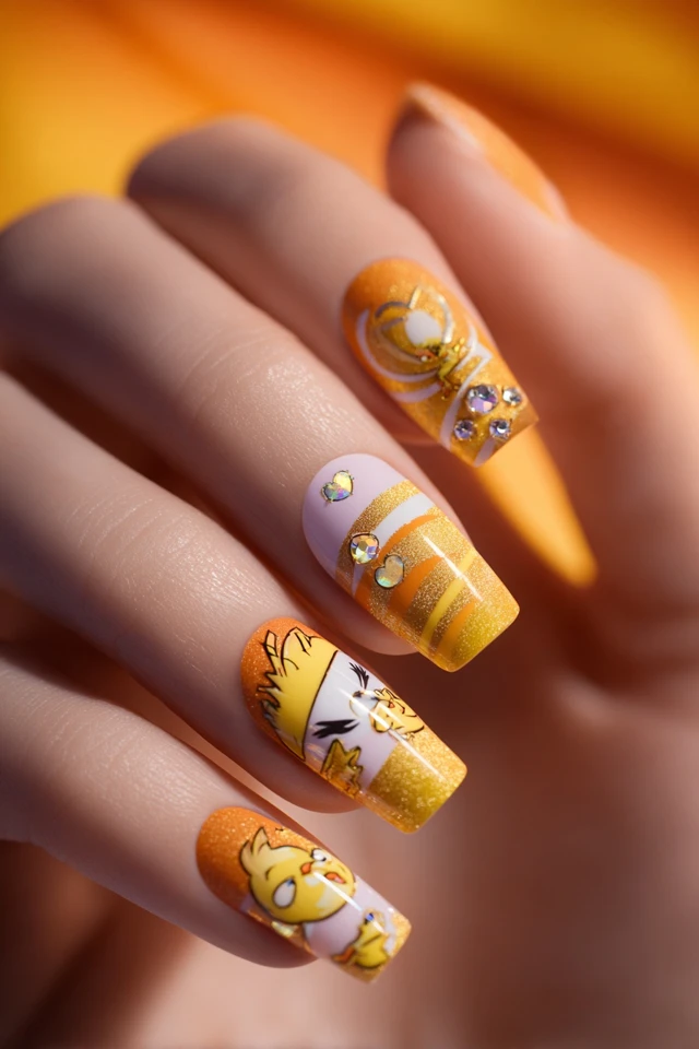 Iconic Tweety Bird Nails - photo 2