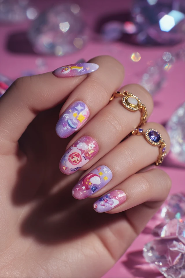 Cosmic Kirby Nails - photo 2