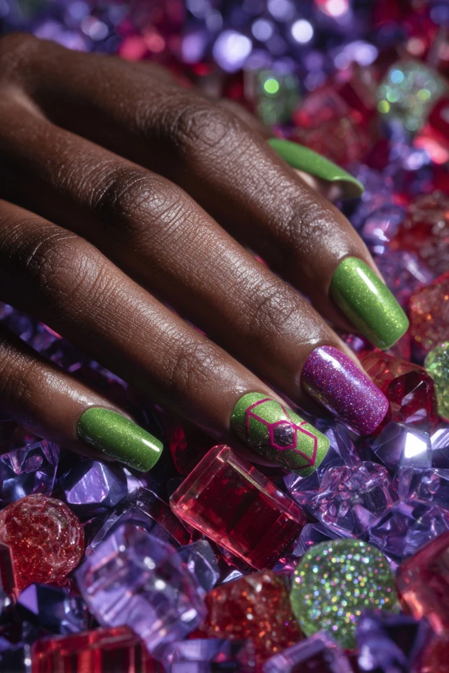 Mythic She-Hulk Nails - photo 2