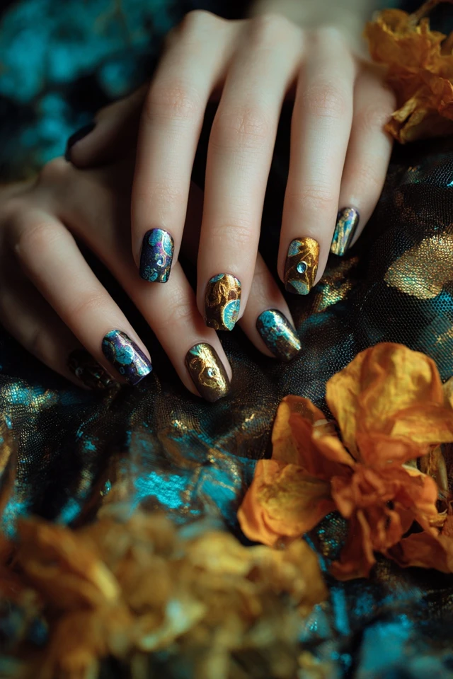 Vivid Hermione Granger Nails - photo 2