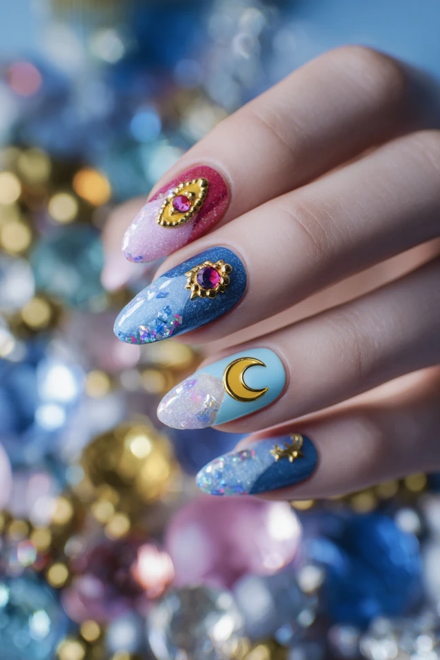 Luxe Sailor Moon Nails