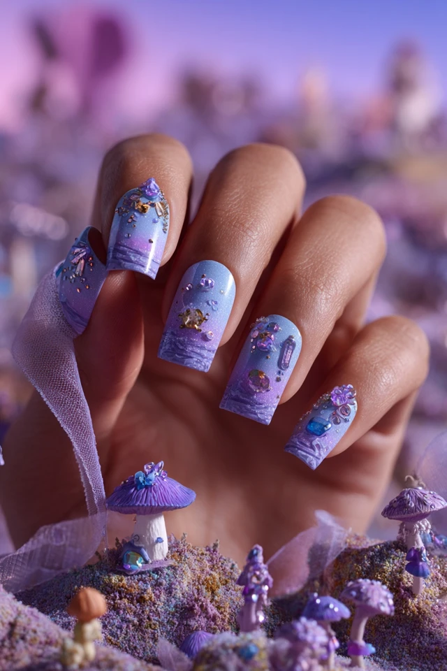 Retro Grogu Nails - photo 2