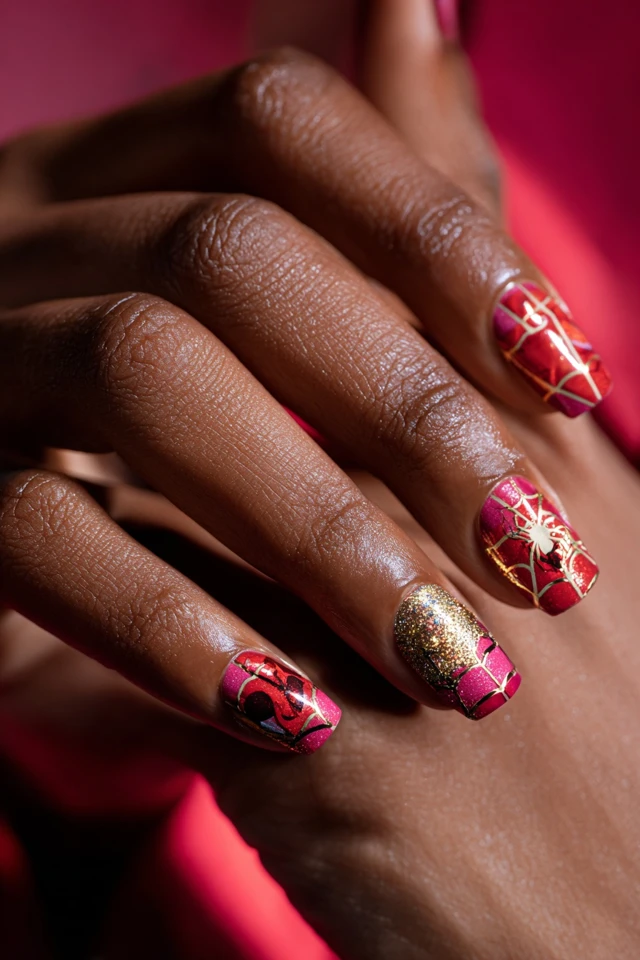 Radiant Spider-Man Nails - photo 2