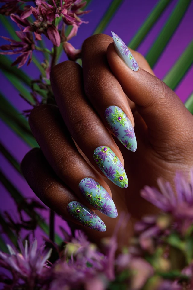 Retro Tinker Bell Nails - photo 2