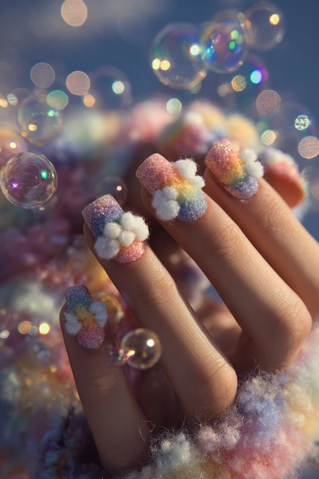 Rainbow Alpaca Nails Extravaganza - photo 2