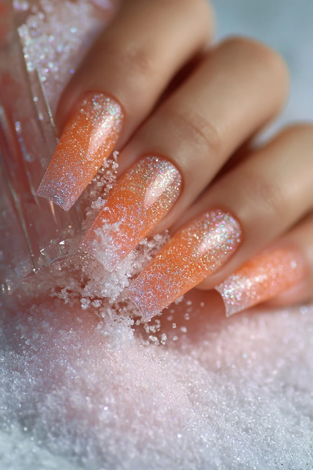 Peach Fizz Nails Extravaganza - photo 2