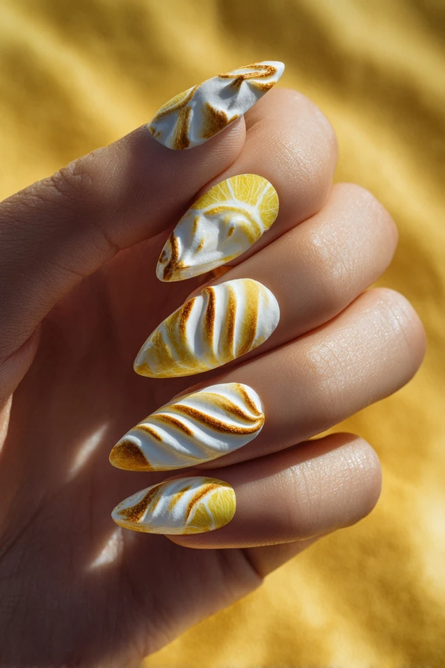 Lemon Meringue Nails Extravaganza - photo 2