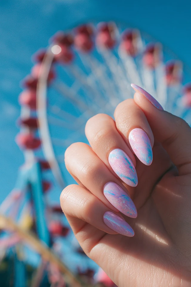 Cotton Candy Nails Extravaganza