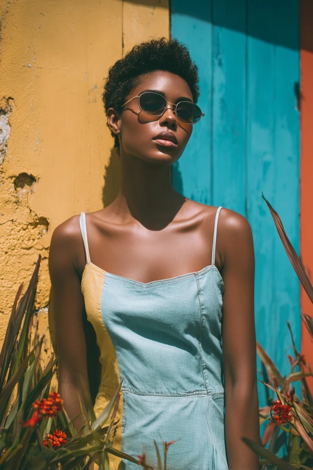 Minimalist Denim Slip Dresses - photo 2