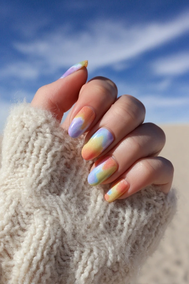 Rainbow Sheep Nails Extravaganza - photo 2
