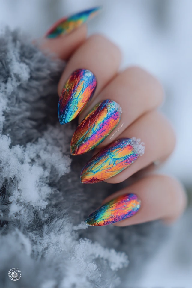 Rainbow Fox Nails Extravaganza - photo 2