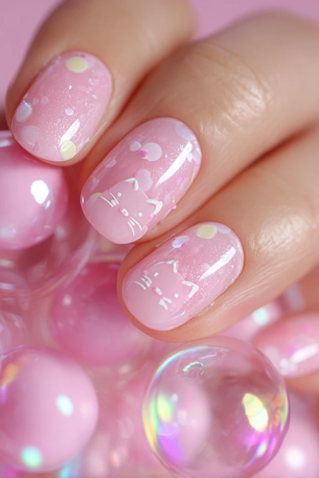 Bubble Kitty Nails Extravaganza - photo 2