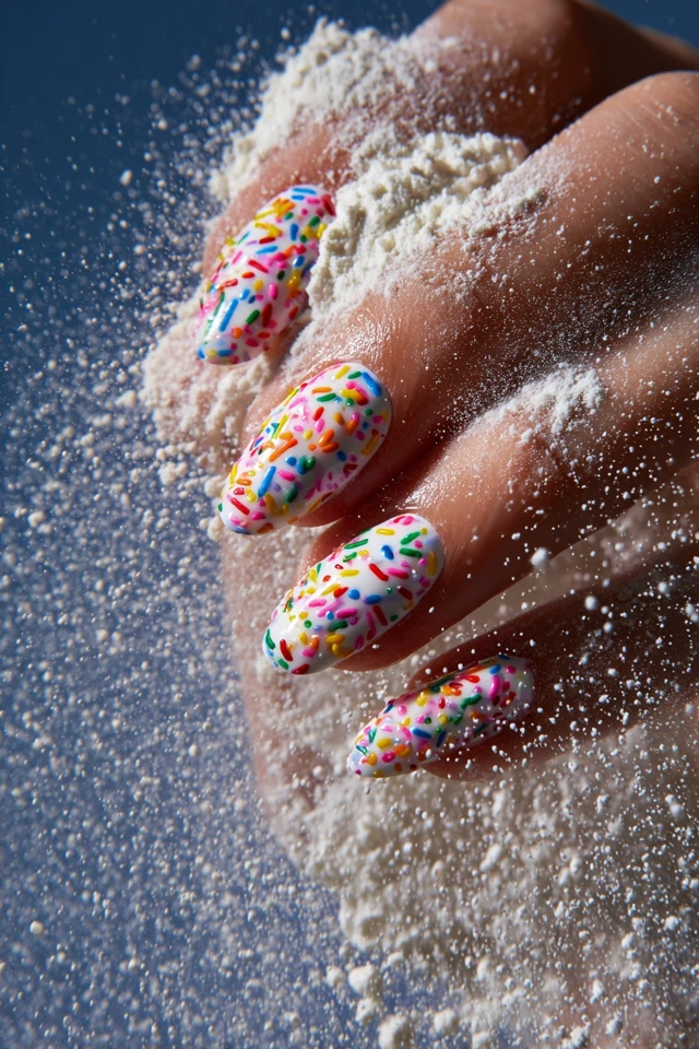 Rainbow Sprinkle Nails Extravaganza - photo 2