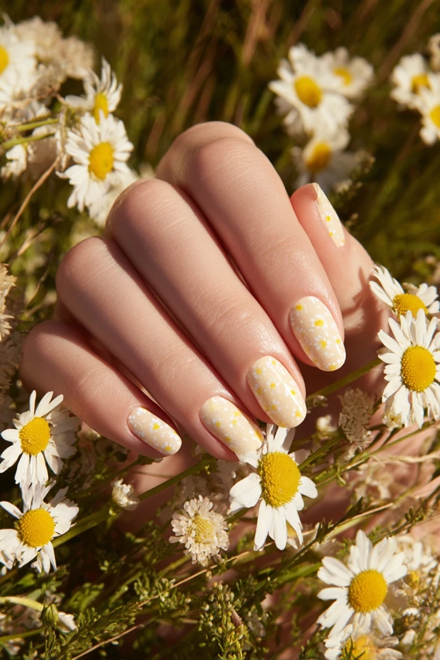 Daisy Puff Nails Extravaganza - photo 2