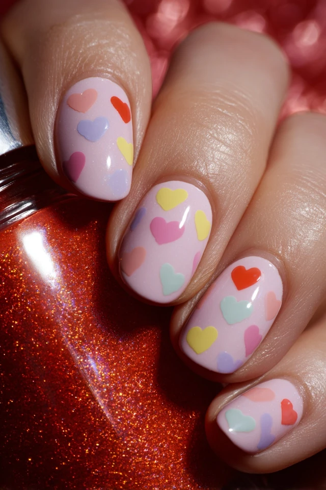 Candy Heart Nails Extravaganza - photo 2