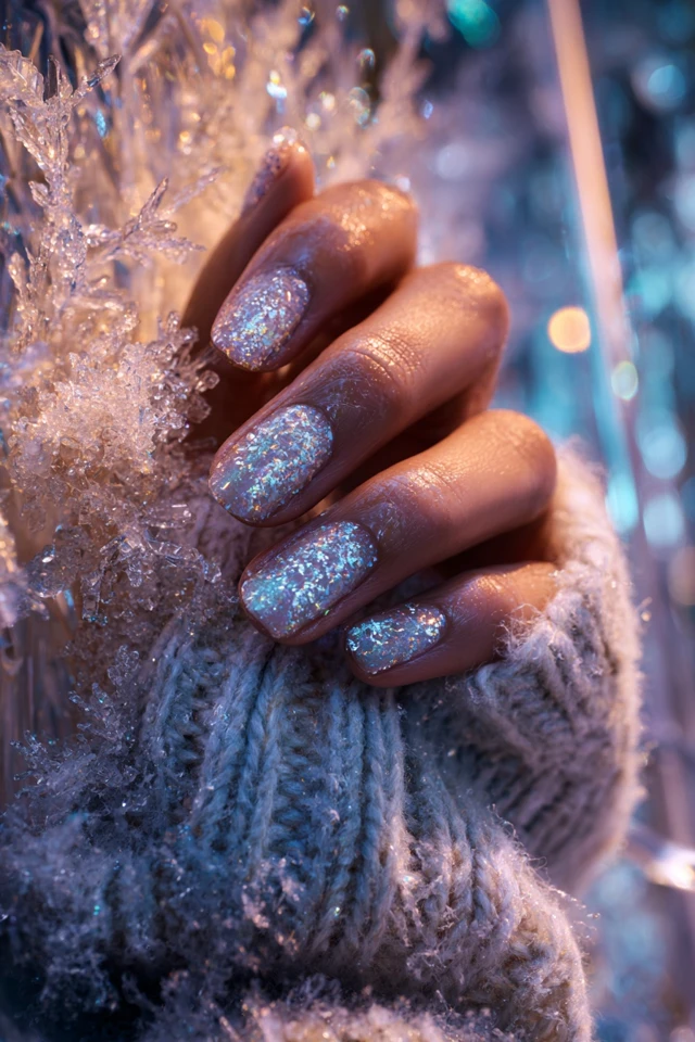 Crystal Winter Revival Nails - photo 2