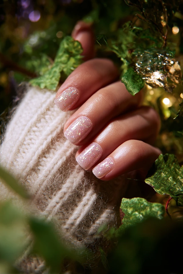 Holly Winter Symphony Nails
