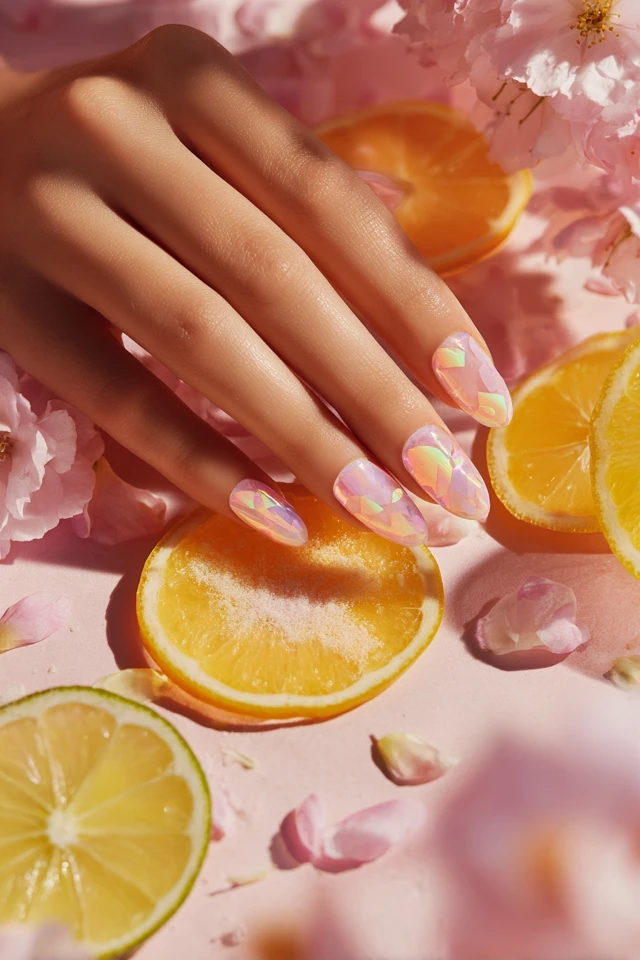 Petal Spring Frost Nails - photo 2