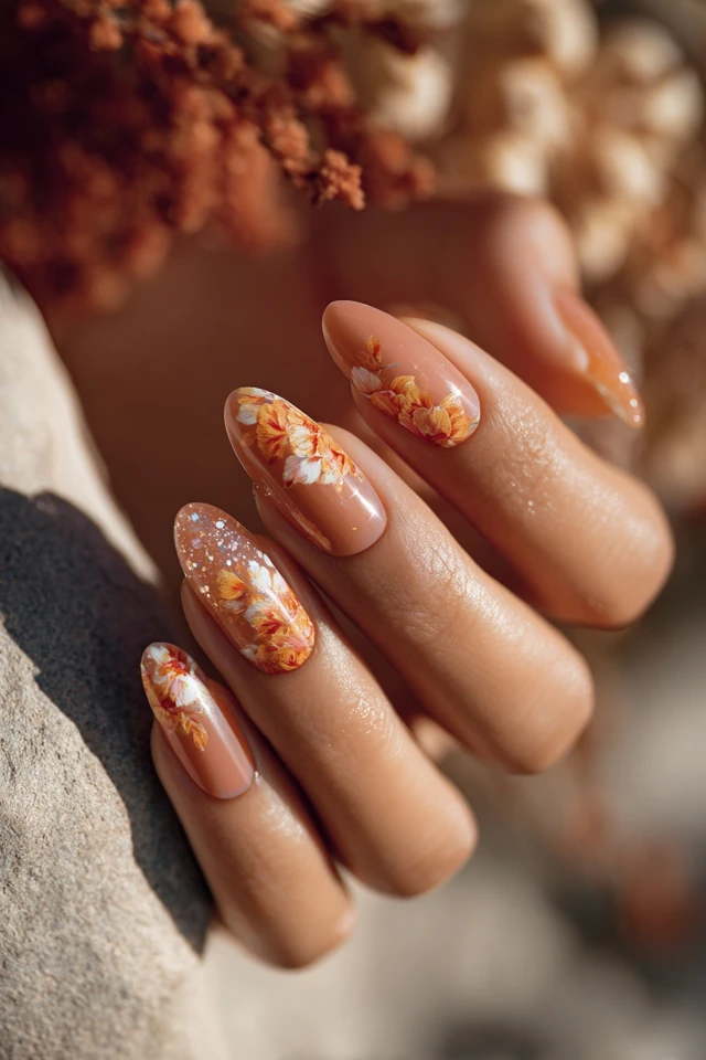 Harvest Fall Elegance Nails - photo 2