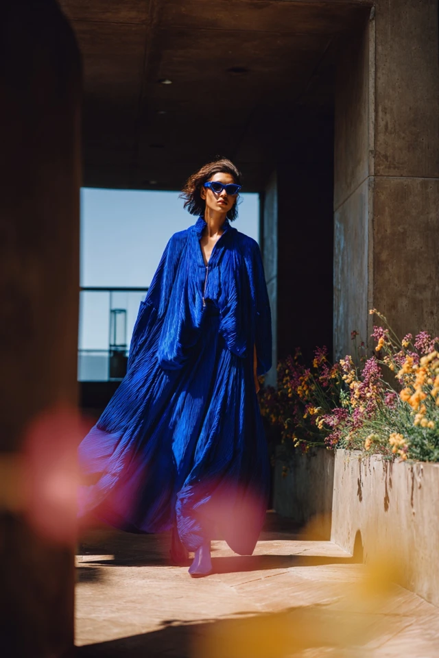 Electric Ultramarine Chenille Brunch Looks - photo 4