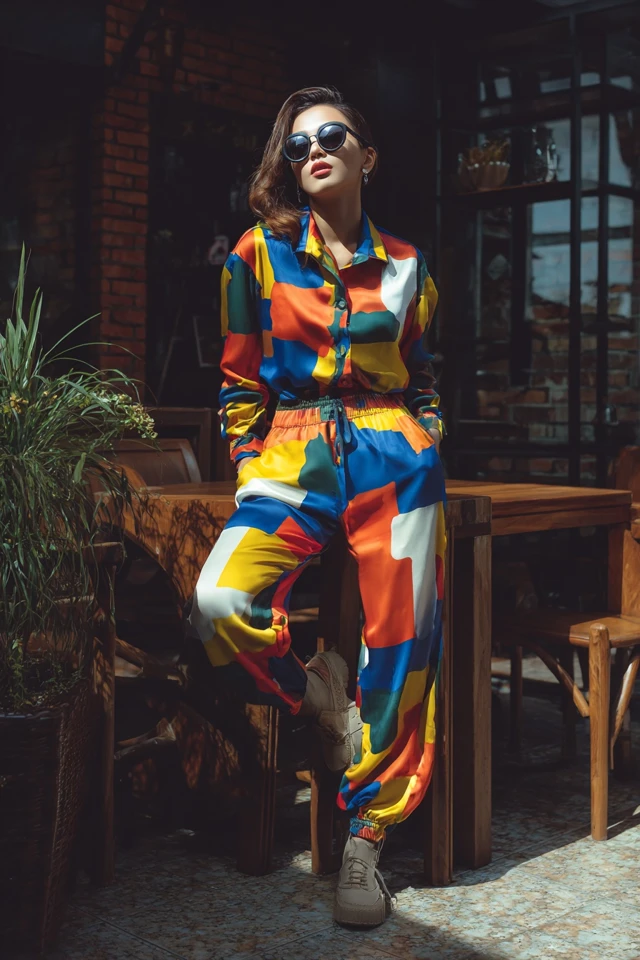 Retro Silk Athleisure Sets - photo 2