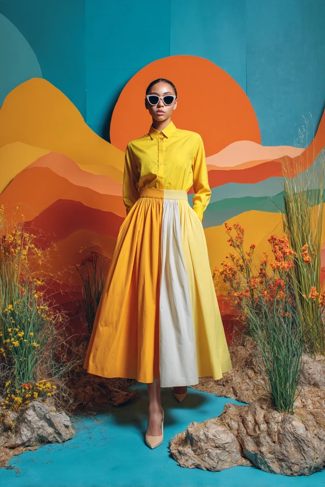 Preppy Festival Midi Skirts - photo 2