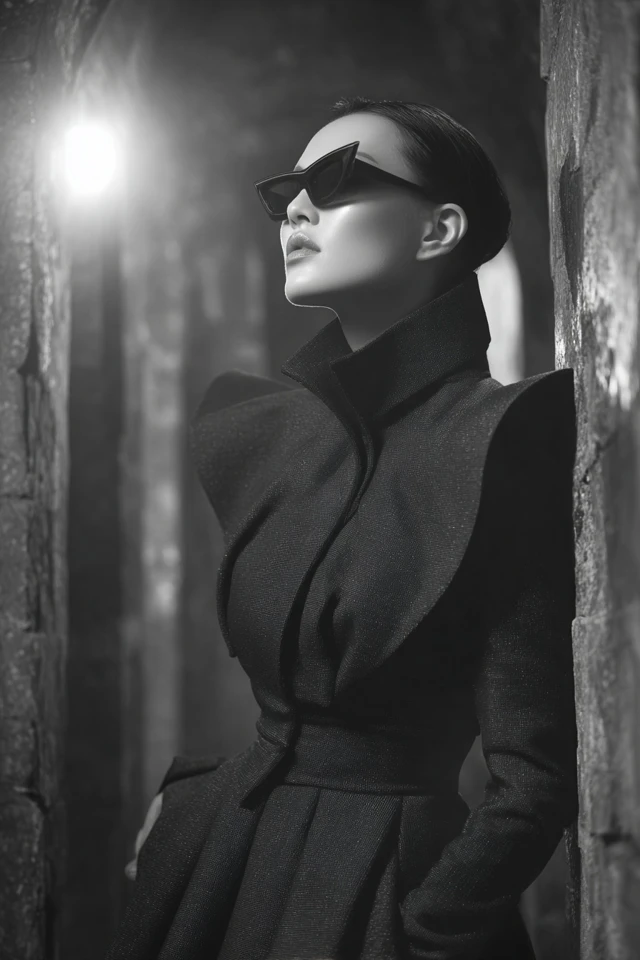 Mystic Cloudburst Gabardine Evening Ensemble - photo 4