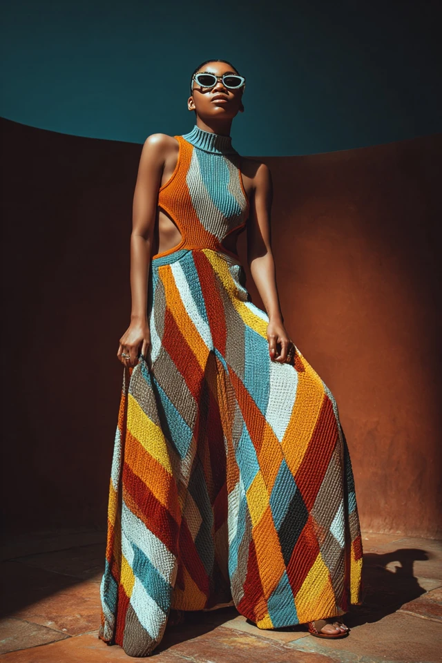 Stylish Knit Cut‑Out Dresses - photo 2