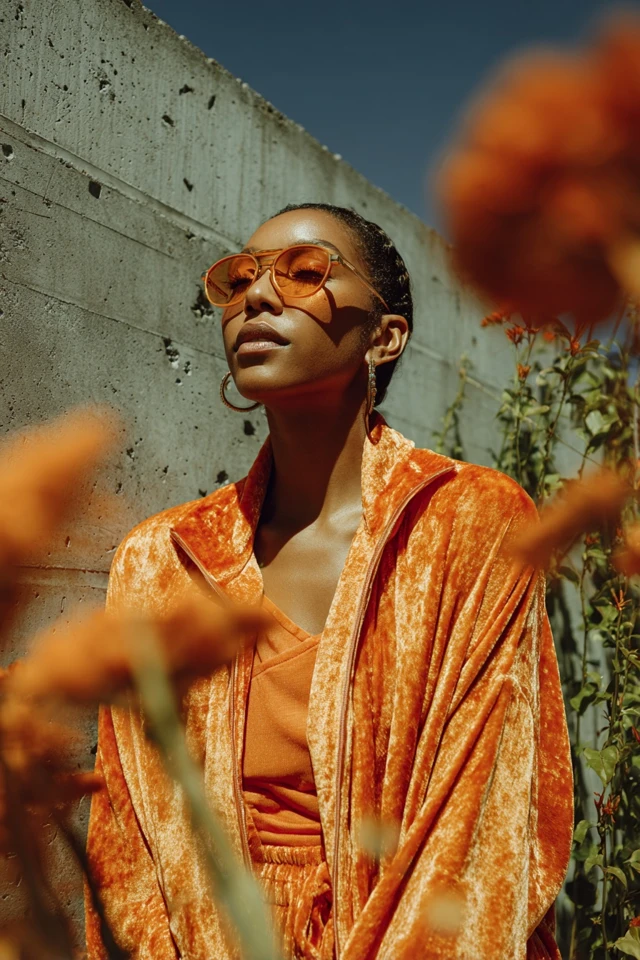 Playful Papaya Velour Brunch Looks - photo 4