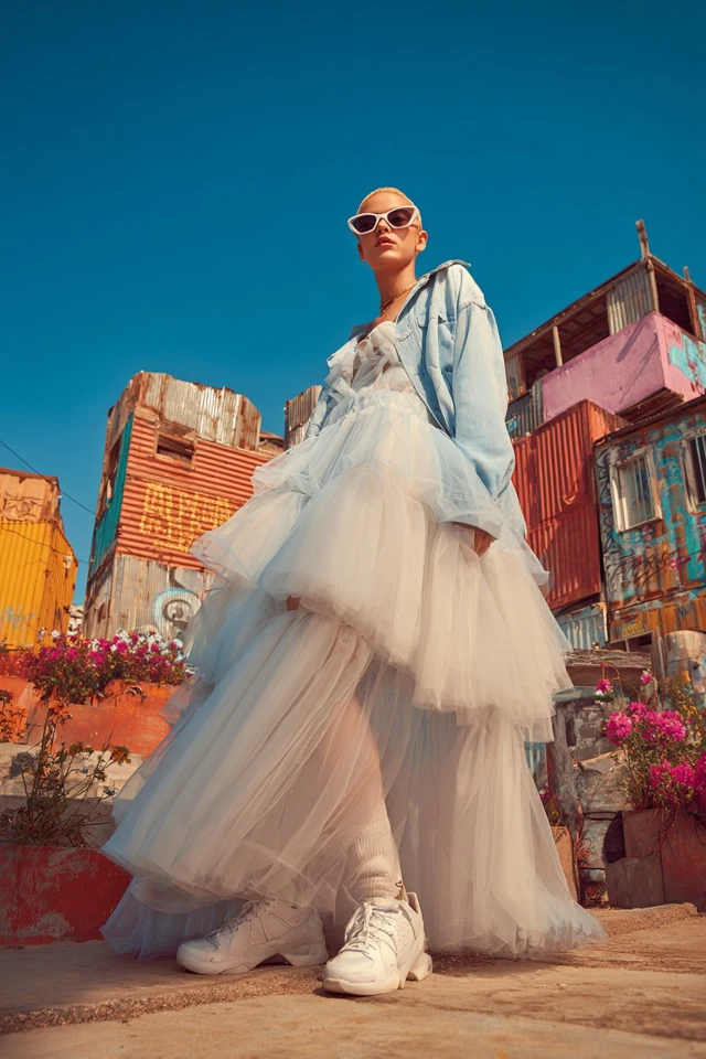 Casual Tulle Denim Looks - photo 2