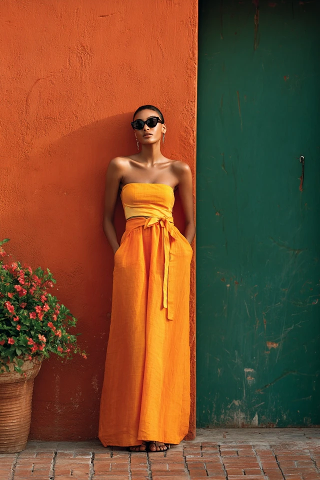 Boho Linen Slip Dresses - photo 2