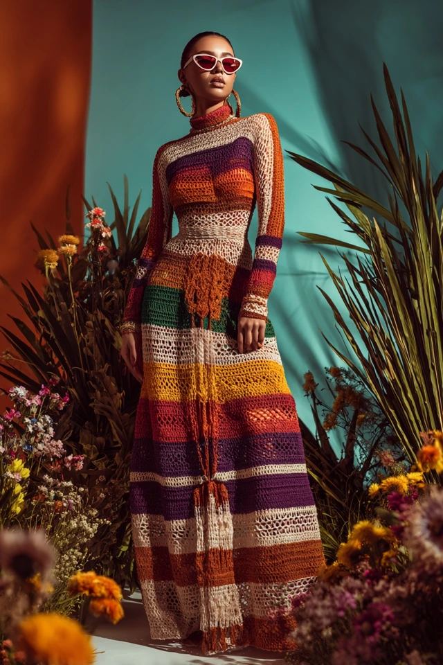 Y2K Crochet Linen Dresses - photo 2