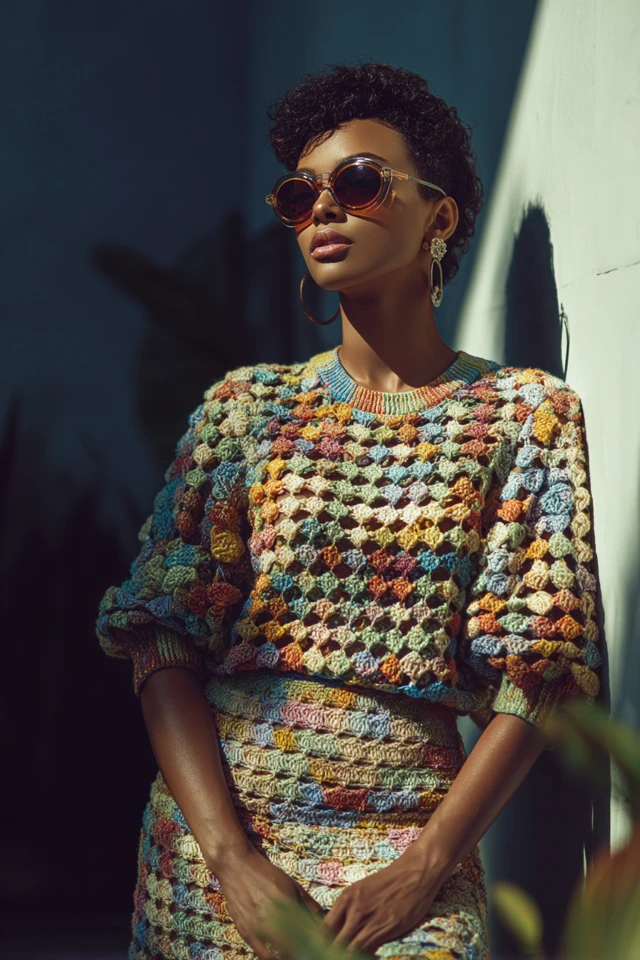 Light Academia Crochet Sheer Layers - photo 2