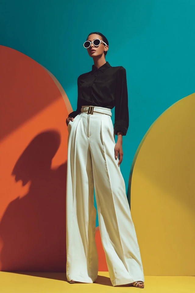 Stylish Summer Wide‑Leg Pants - photo 2